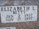  Elizabeth L. “Betty” <I>Mainey</I> Woodruff