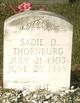  Sadie Elizabeth <I>Dupree</I> Thornburg