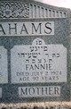 Fannie <I>Danovitch</I> Abrahams