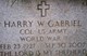 Col Harry W. Gabriel