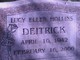  Lucy Ellen <I>Hollins</I> Deitrick