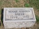  Minnie Belle <I>Hadden</I> Baker