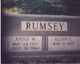  Anne Winifred “Annie” <I>Meeker</I> Rumsey