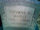  Thomas Edward Manus Sr.