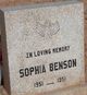  Sophia Benson