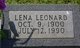  Lena <I>Davis</I> Leonard