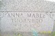  Anna Mable <I>Felton</I> Thornbro