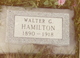  Walter Guy Hamilton