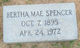  Bertha Mae Spencer