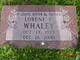  Lorene F <I>Jones</I> Whaley