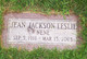  Nyla "Jean" “Nene” <I>Jackson</I> Leslie