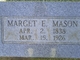  Marget Elizabeth <I>Wood</I> Mason