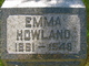  Emma J <I>Throckmorton</I> Howland