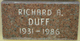  Richard Alan “Dick” Duff