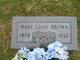  Mary Edna <I>Robertson</I> Brown