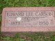  Edward Lee Carson