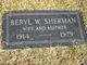  Beryl Winefred <I>Searing</I> Sherman
