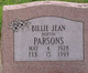 Billie Jean Horton Steele Johnson Parsons Photo