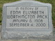 Edna Elizabeth <I>Worthington</I> Pack