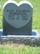  Rosie Elizabeth <I>Sikes</I> Robinson
