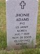  Jhonie Adams