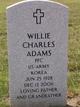  Willie Charles “Dub” Adams