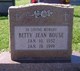  Betty Jean <I>Monteau</I> Bouse