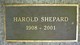  Harold E Shepard