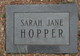  Sarah Jane <I>Tenner</I> Hopper