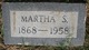  Martha Starr “Mattie” <I>Ogburn</I> Williams