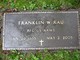  Franklin W. Rau