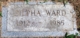  Zilpha Ophelia “Zelphie” <I>Rowe</I> Ward