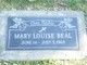  Mary <I>Louise</I> Beal