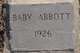 Baby Abbott