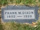  Frank Waldo Dixon