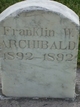  Franklin Watson Archibald