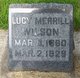  Lucy <I>Merrill</I> Wilson