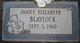  Janice Elizabeth Blaylock