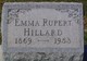  Emma Elizabeth <I>Rupert</I> Hillard