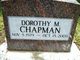  Dorothy Marie <I>Carlson</I> Chapman