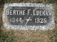  Bertha Francis <I>Baumstark</I> Luehrs
