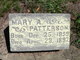  Mary Ann <I>Ort</I> Patterson