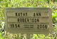  Kathy Ann <I>Newman</I> Robertson