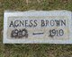  Agness Brown