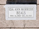  Ida Ann <I>Morrish</I> Beals