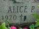  Alice <I>Fry</I> Green