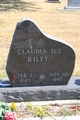  Claudia Sue <I>Camp</I> Riley