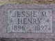  Jessie M Henry
