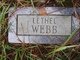  Lethel Webb