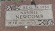  Nancy “Nannie” <I>Clark</I> Newcomb